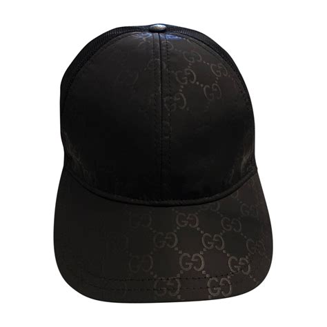 casquette gucci noir|casquette Gucci homme.